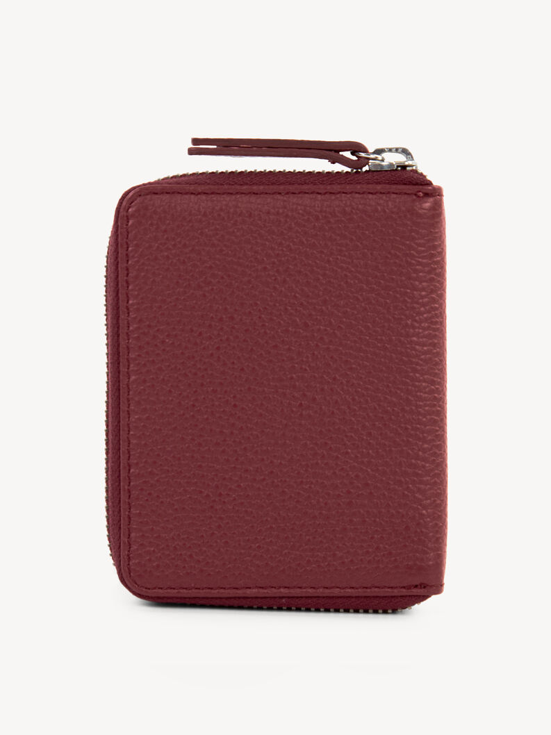 Leather Wallet - red, wine, hi-res