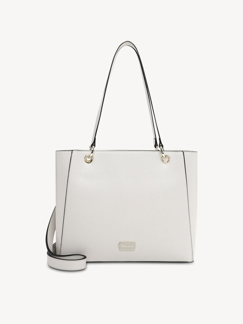 Shopper - grijs, ecru, hi-res