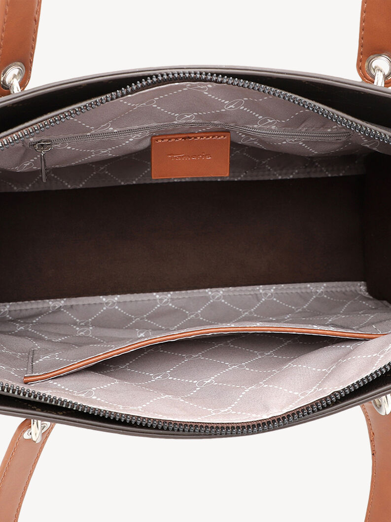 Shopping bag - brown, brown/cognac, hi-res