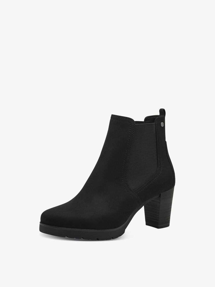 Chelseaboot - zwart, BLACK, hi-res