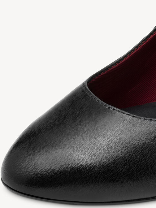 Pumps, BLACK LEATHER, hi-res