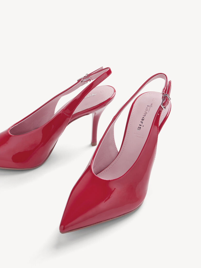 Slingpumps, RED, hi-res
