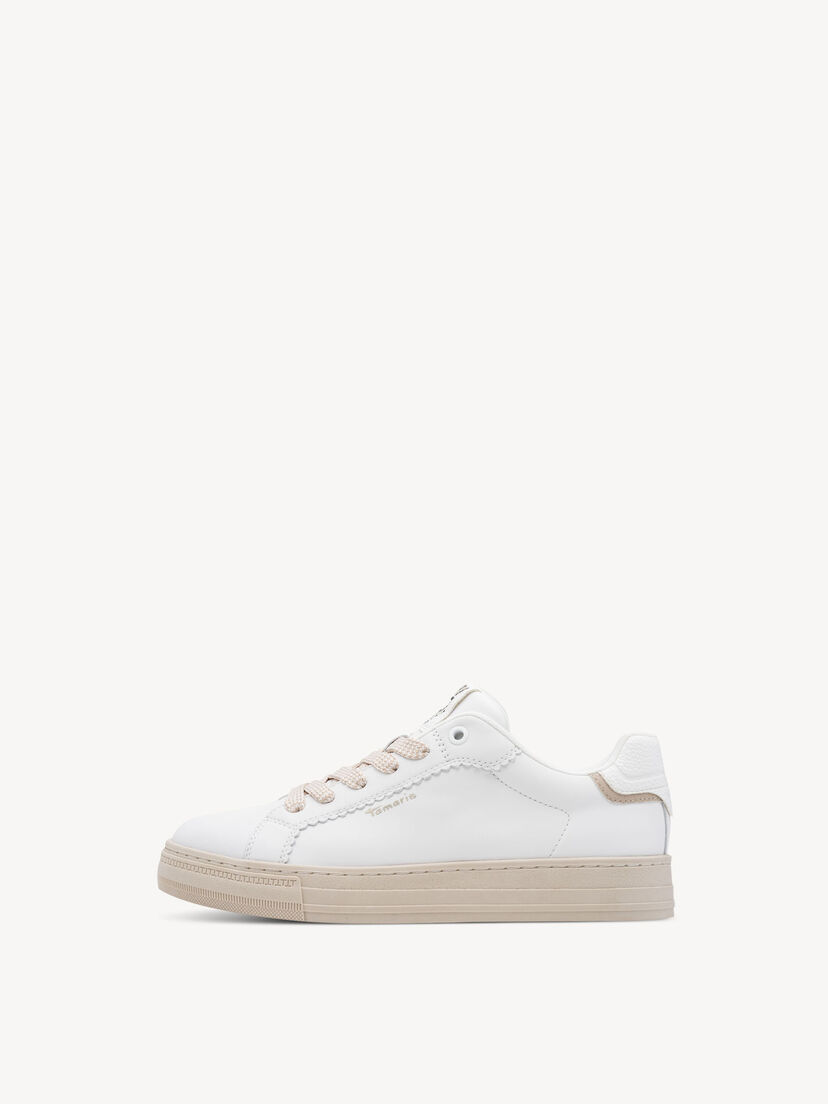 Sneaker - wit, WHITE LEATHER, hi-res