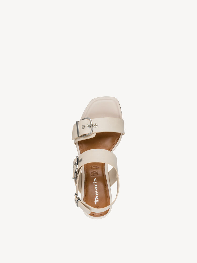 Leren Sandaaltje - beige, 418, hi-res