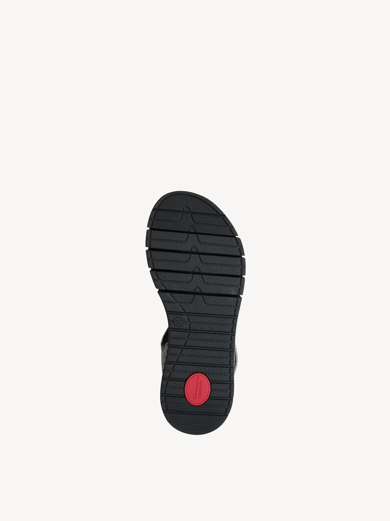 Sandale en cuir - noir, BLACK SNAKE, hi-res
