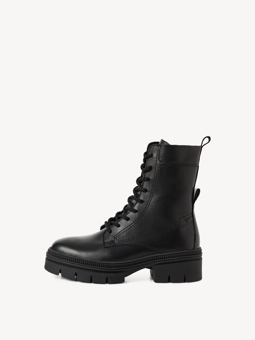 Enkellaarsje, BLACK LEATHER, hi-res