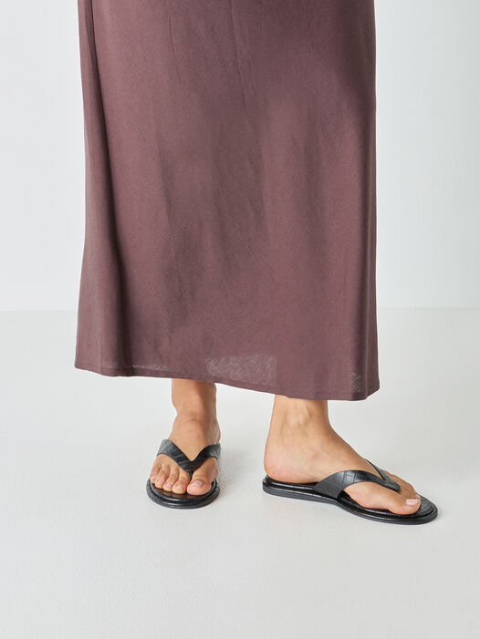 Flip Flops, BLACK CROCO, hi-res