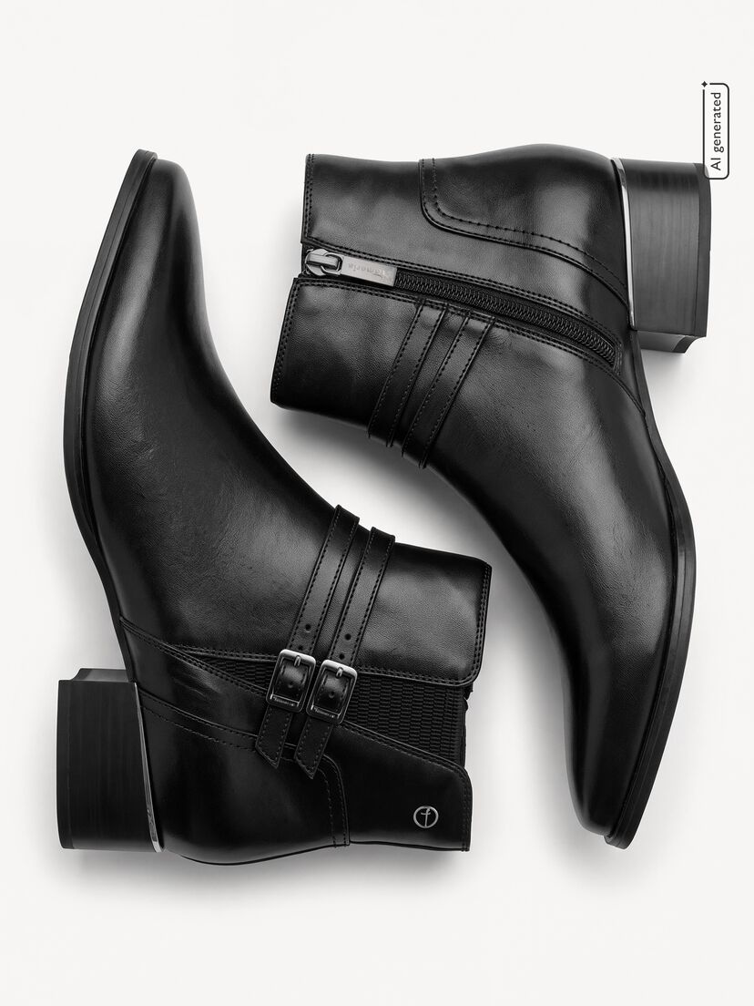 Enkellaarsje, BLACK, hi-res