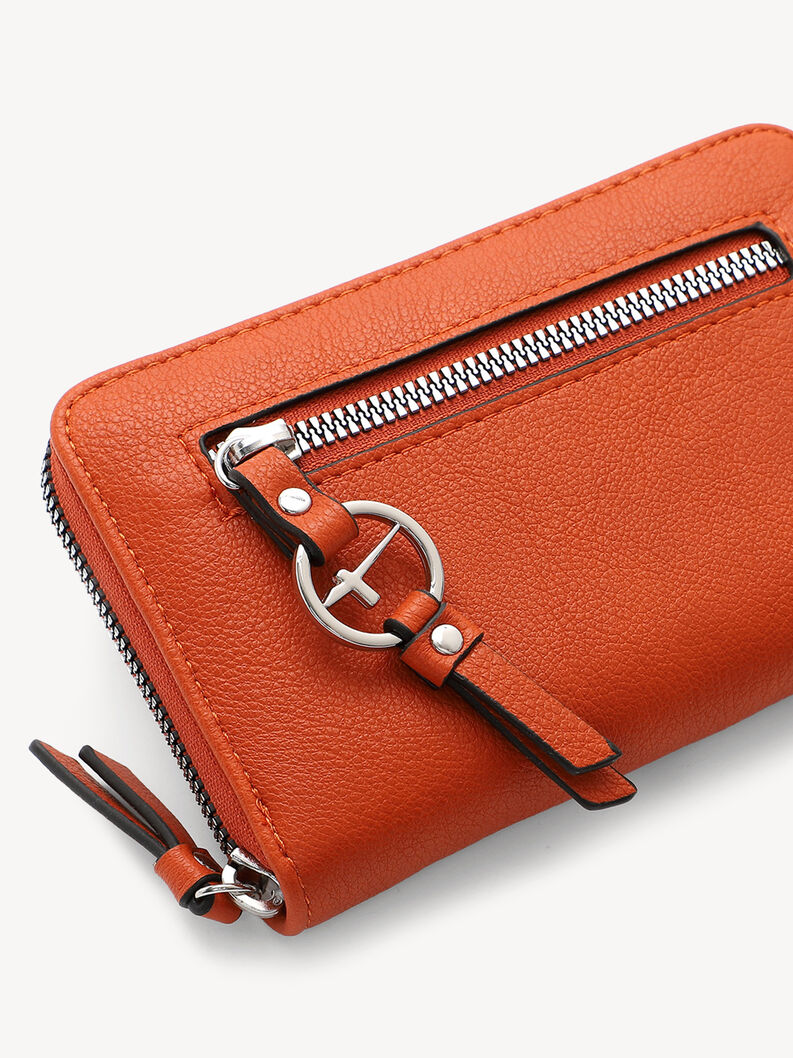 Wallet - orange, rust, hi-res