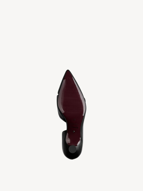 Escarpin, BLACK LEATHER, hi-res
