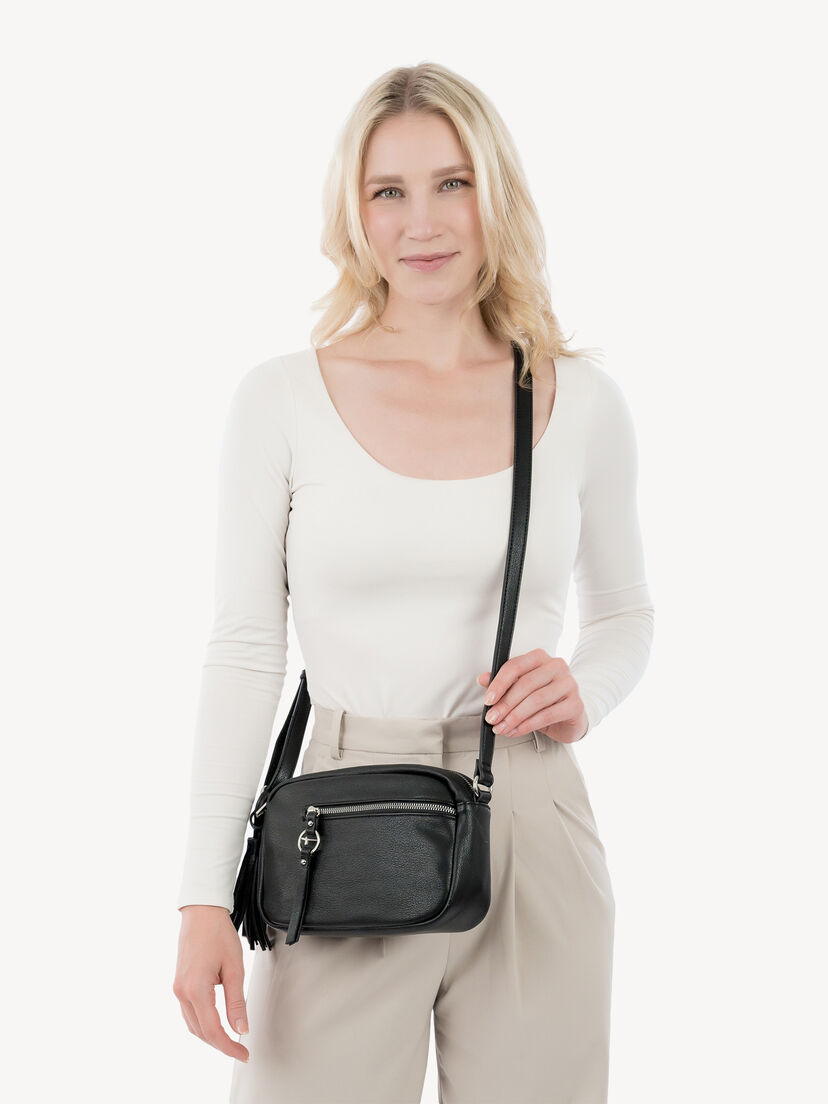 Schoudertas - zwart, black, hi-res