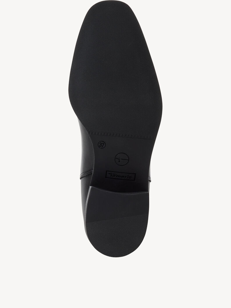 Leder Chelsea Boot - schwarz, BLACK LEATHER, hi-res