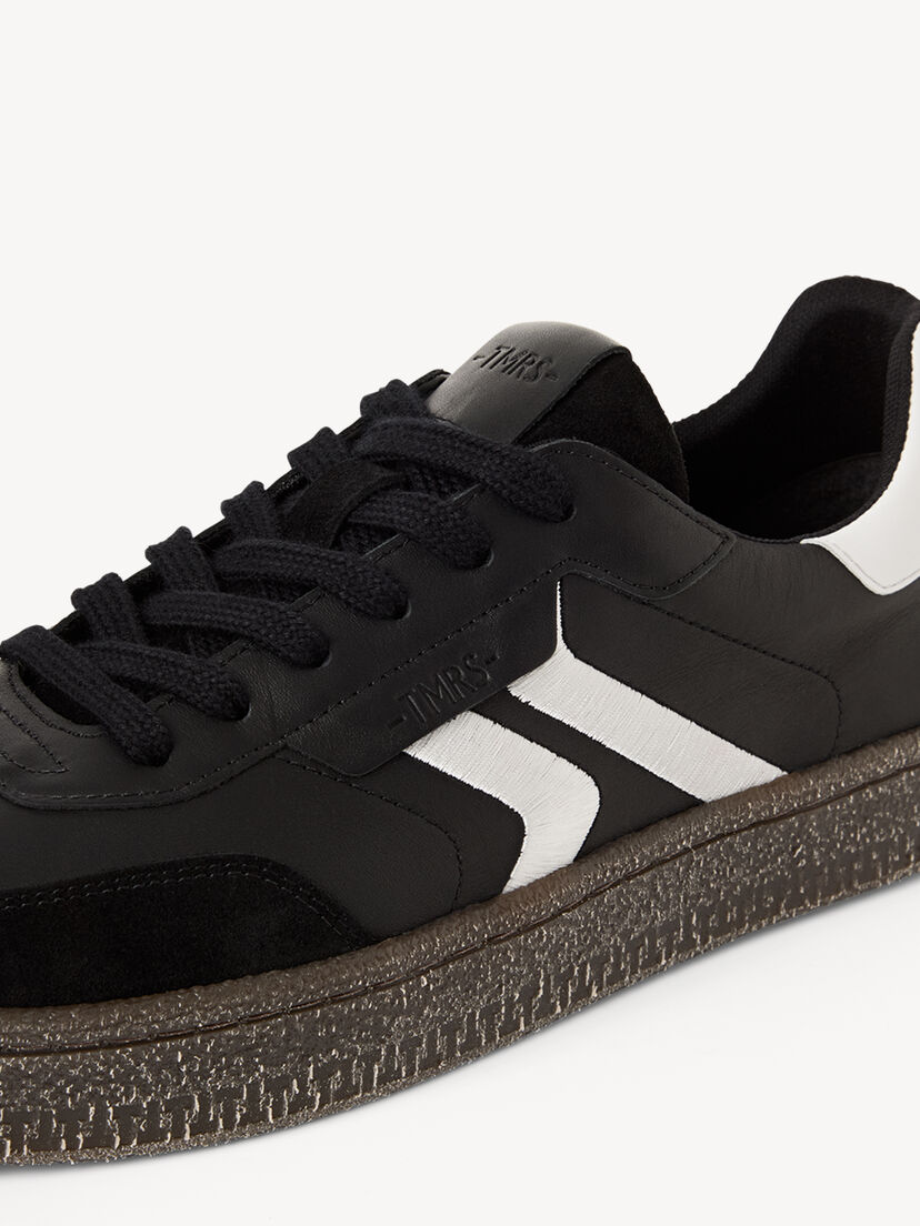 Leren Sneaker - zwart, BLACK COMB, hi-res