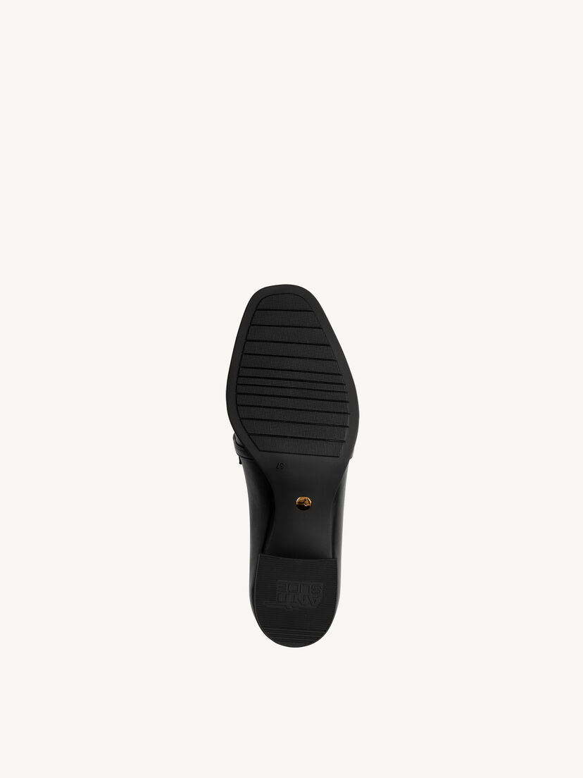 Trotteur - zwart, BLACK LEATHER, hi-res