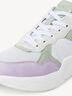 Leather Sneaker - white, WHITE/PASTEL, hi-res
