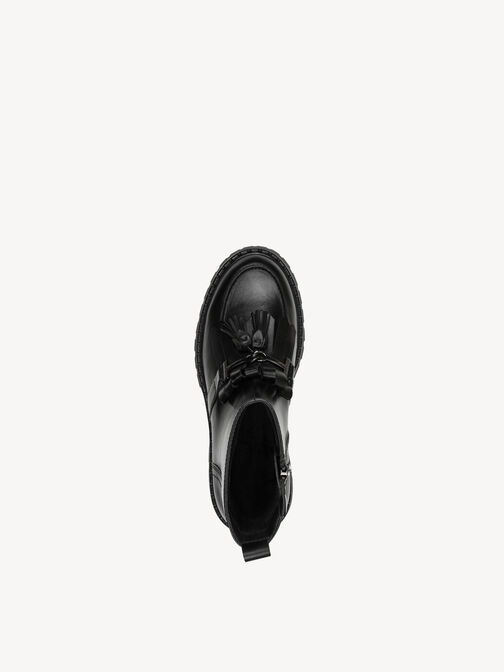 Stiefelette, BLACK LEATHER, hi-res