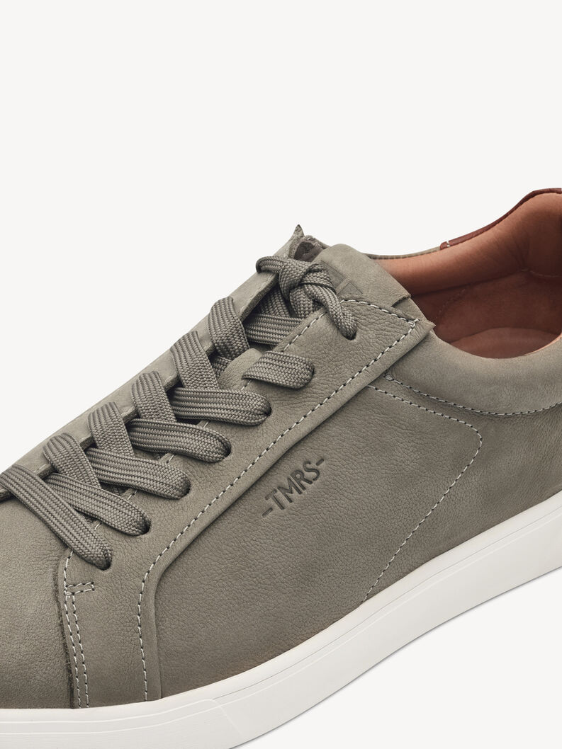 Leather Sneaker - green, OLIVE, hi-res