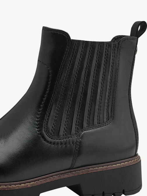 Chelsea boot, BLACK LEATHER, hi-res