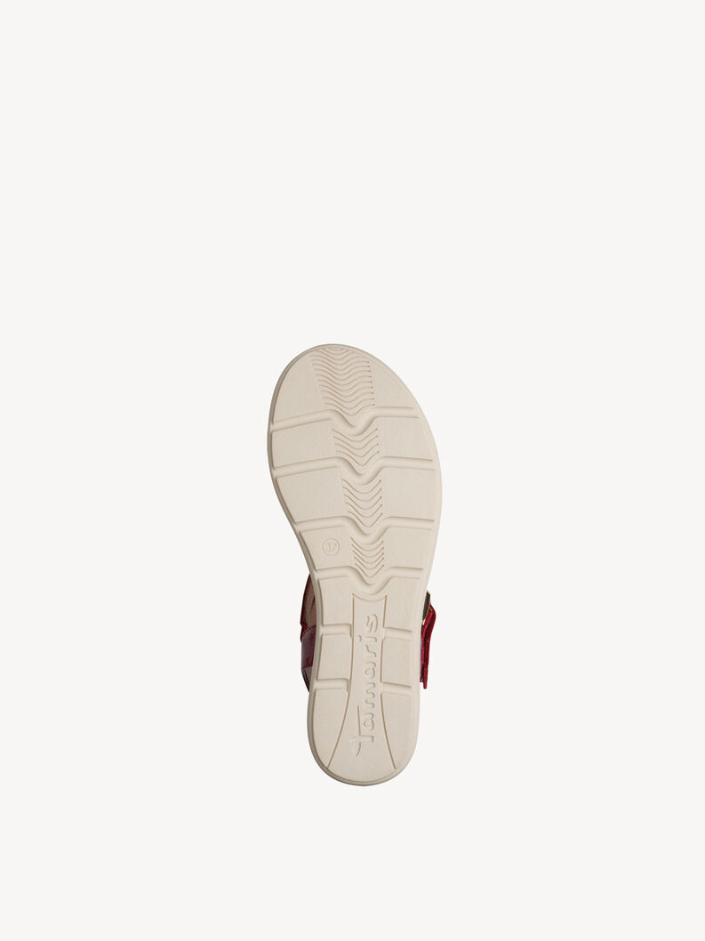 Heeled sandal - red, RED PATENT, hi-res