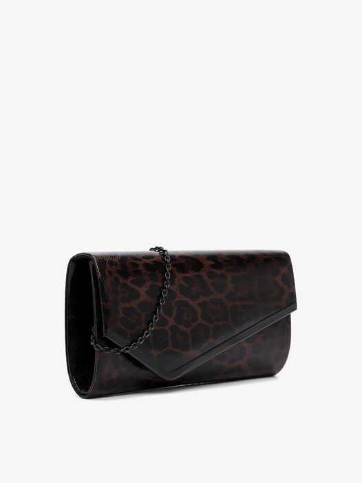 Clutch, brown, hi-res