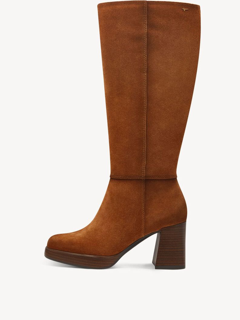 Leather Boots - brown, COGNAC, hi-res