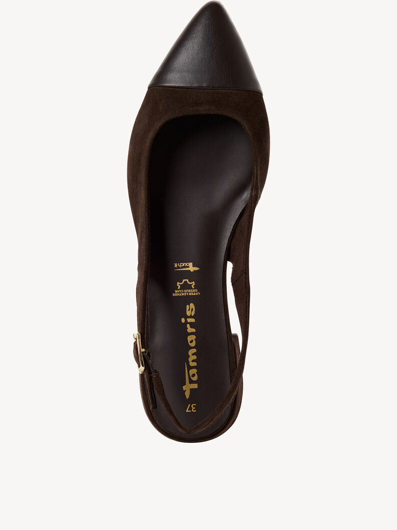 Slingpumps - braun, MOCCA COMB, hi-res