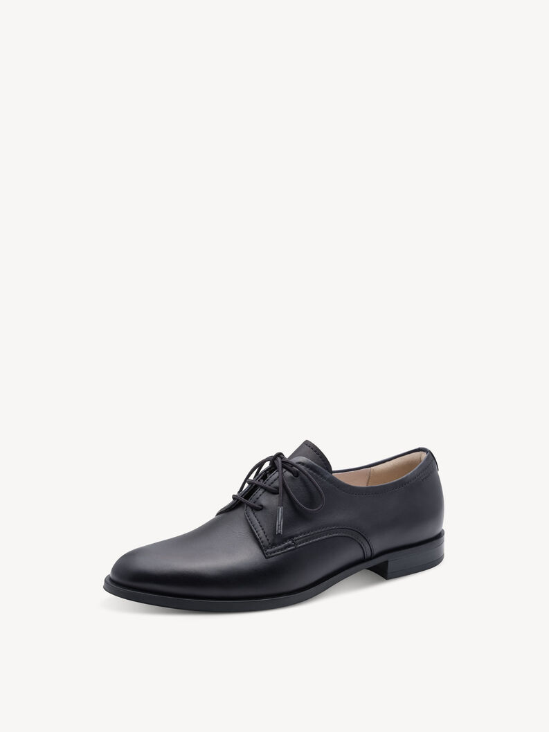 Derbie en cuir - bleu, NAVY LEATHER, hi-res