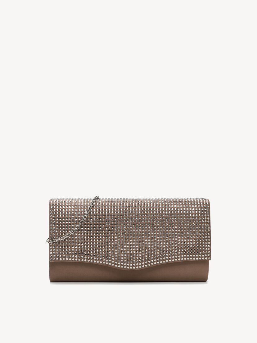 Clutch, taupe, hi-res