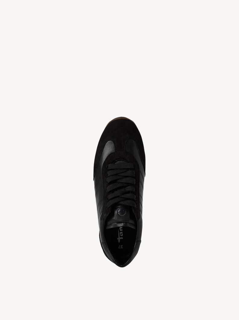 Ledersneaker - schwarz, BLACK COMB, hi-res