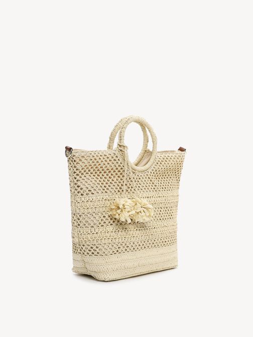 Shopping bag, beige, hi-res
