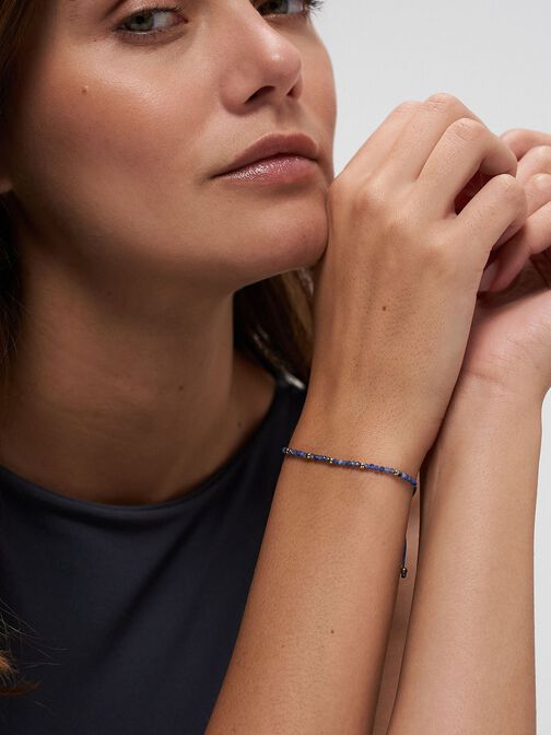 Bracelet, blue, hi-res