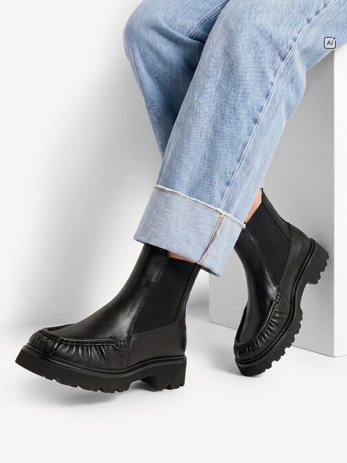 Chelsea Boot, BLACK LEATHER, hi-res