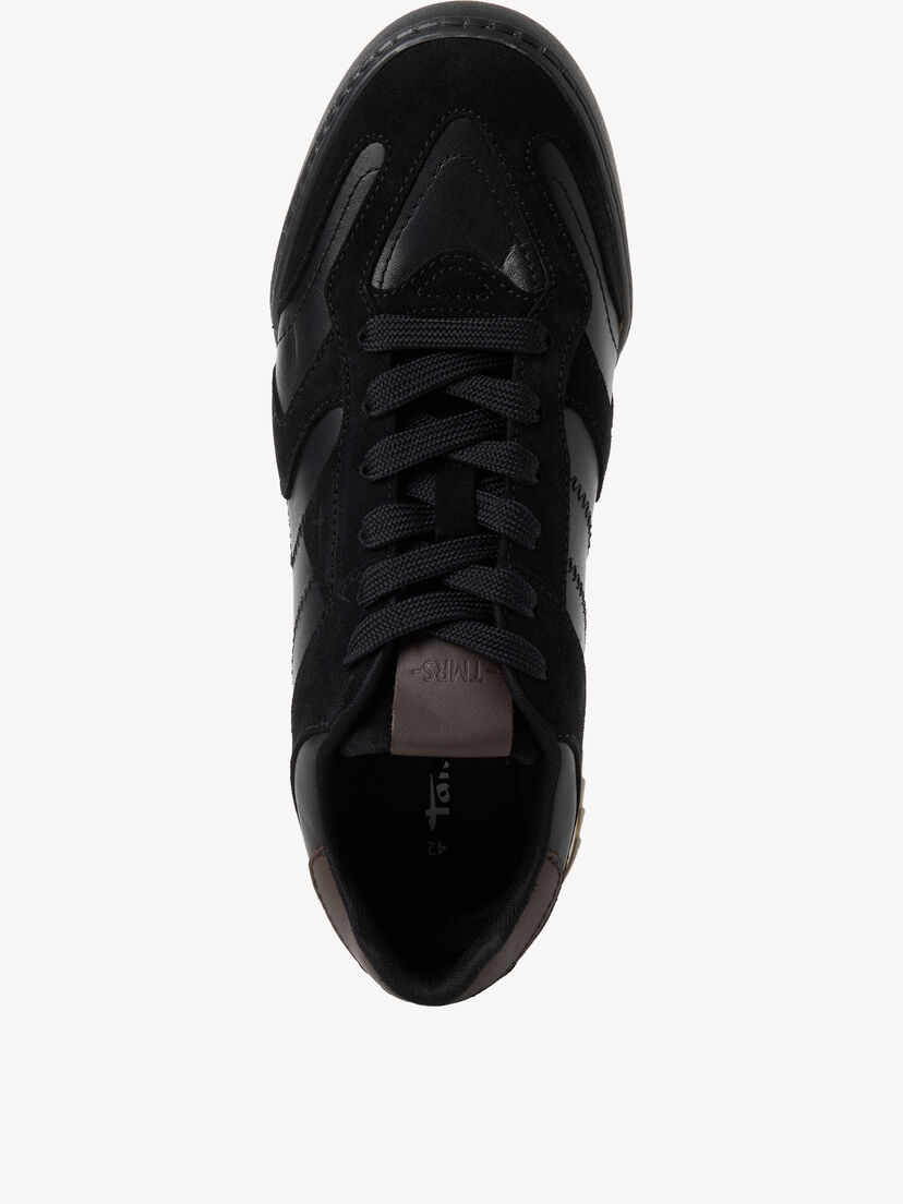 Leren Sneaker - zwart, BLACK COMB, hi-res