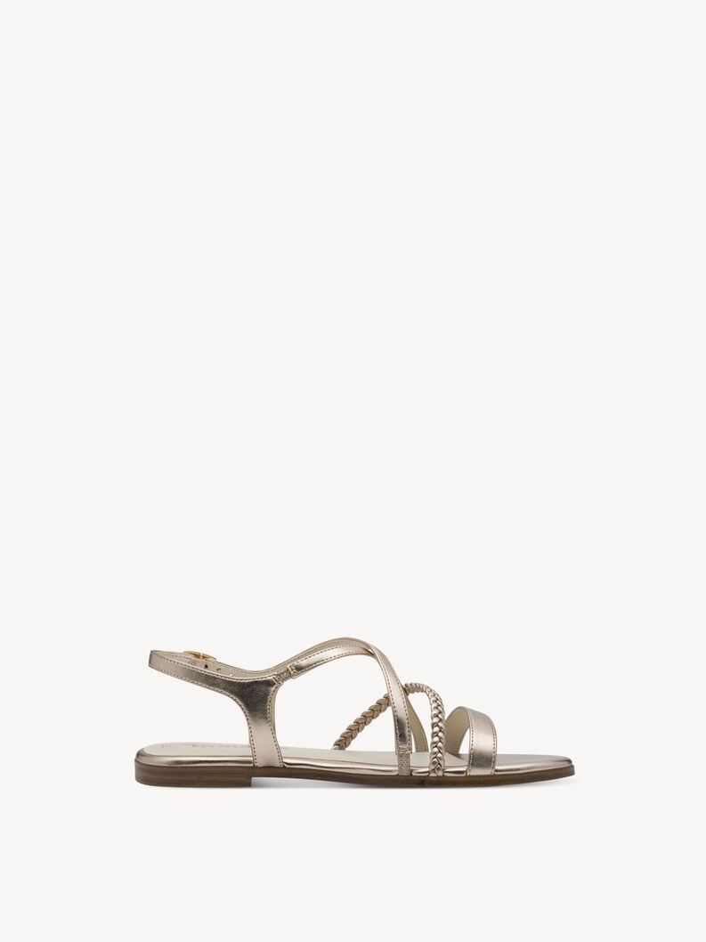 Sandal - guld, LIGHT GOLD, hi-res