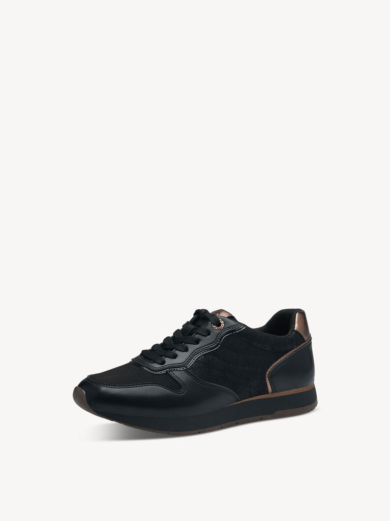 Sneaker - sort, BLACK/COPPER, hi-res