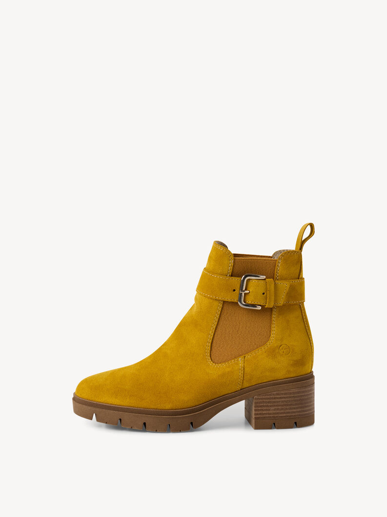 Leder Chelsea Boot - gelb, YELLOW, hi-res