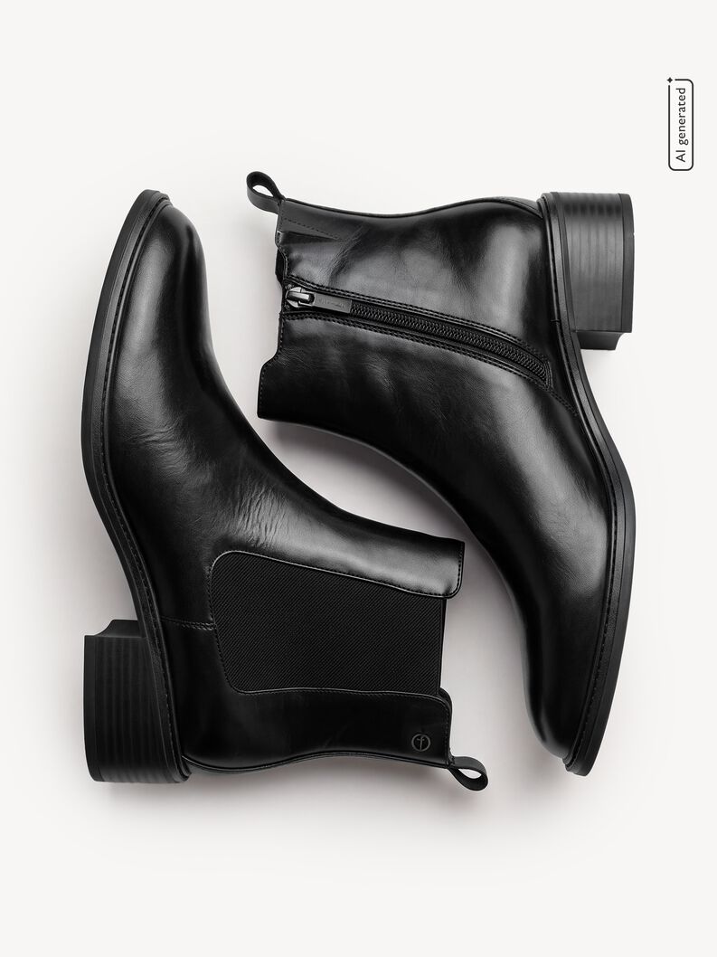 Leather Chelsea boot, BLACK NAPPA, hi-res