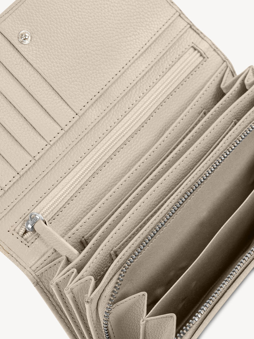 Leren Portemonnee - beige, taupe, hi-res