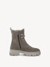 Leather Bootie - undefined warm lining, DARK TAUPE, hi-res