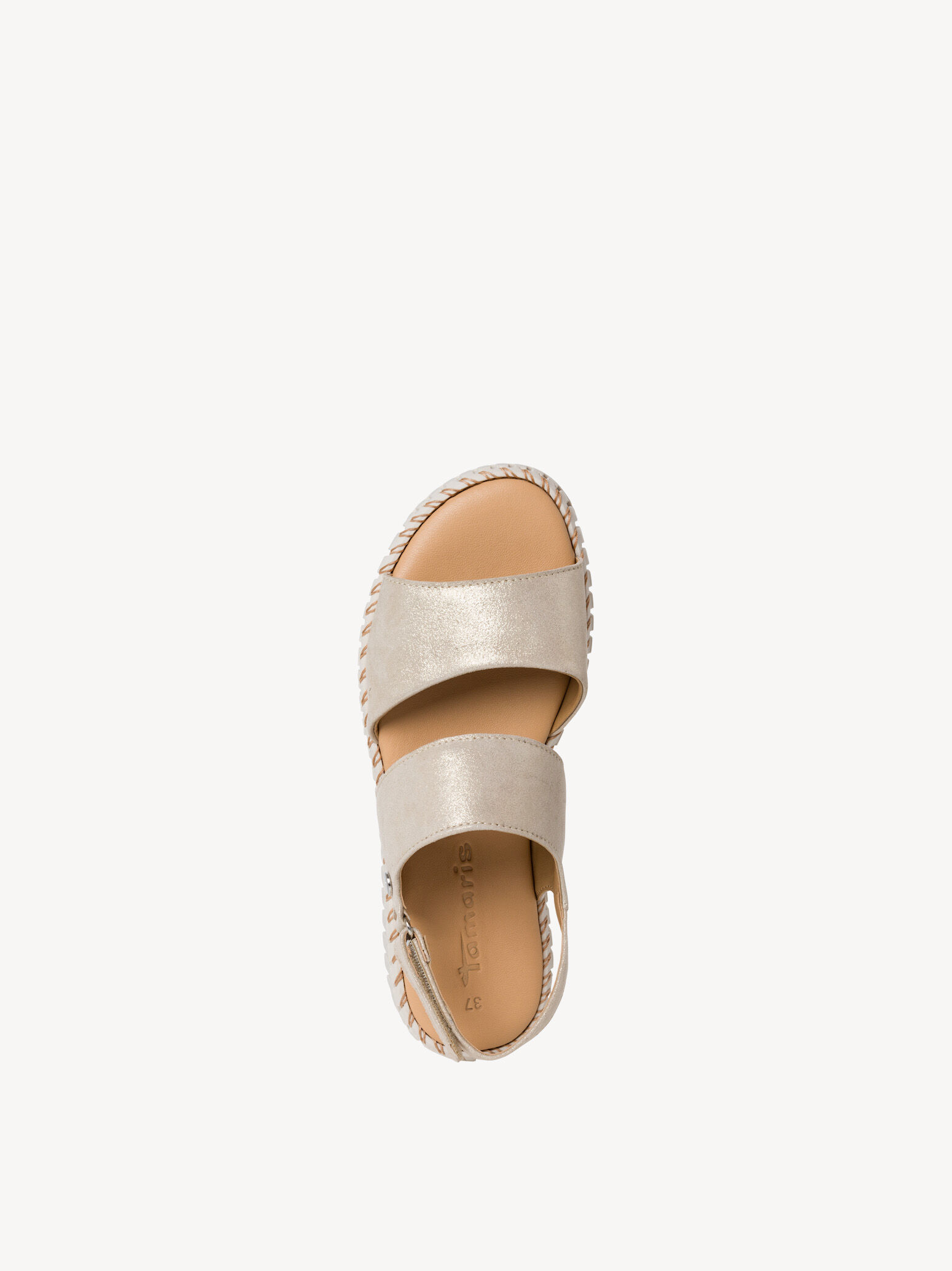 Ledersandalette - beige 1-28710-42-194: Tamaris Sandalen online 
