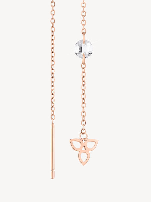 Oorringen, rosegold, hi-res