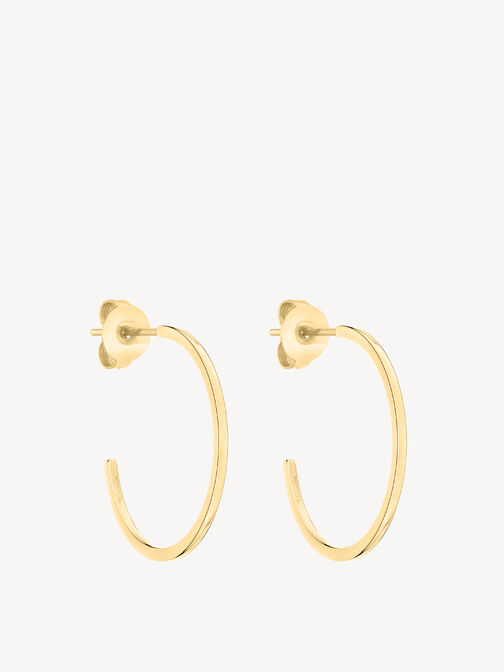 Creole earring, gold, hi-res