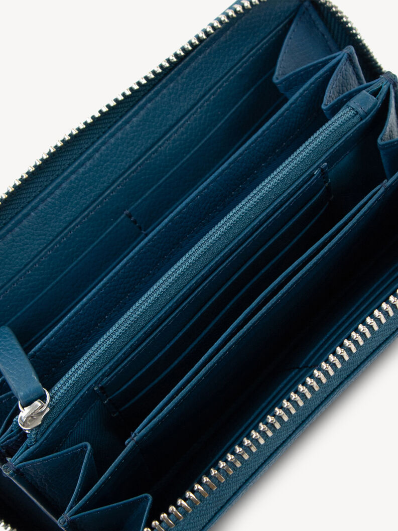 Leather Wallet - blue, frenchblue, hi-res