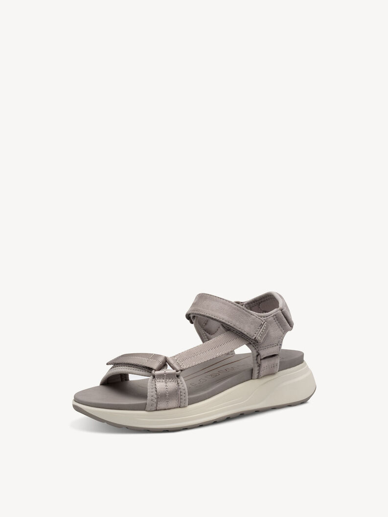 Sandalette - grå, GREY, hi-res