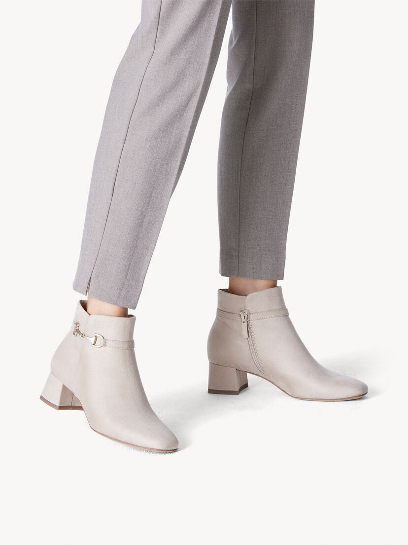 Enkellaarsje - beige, IVORY, hi-res