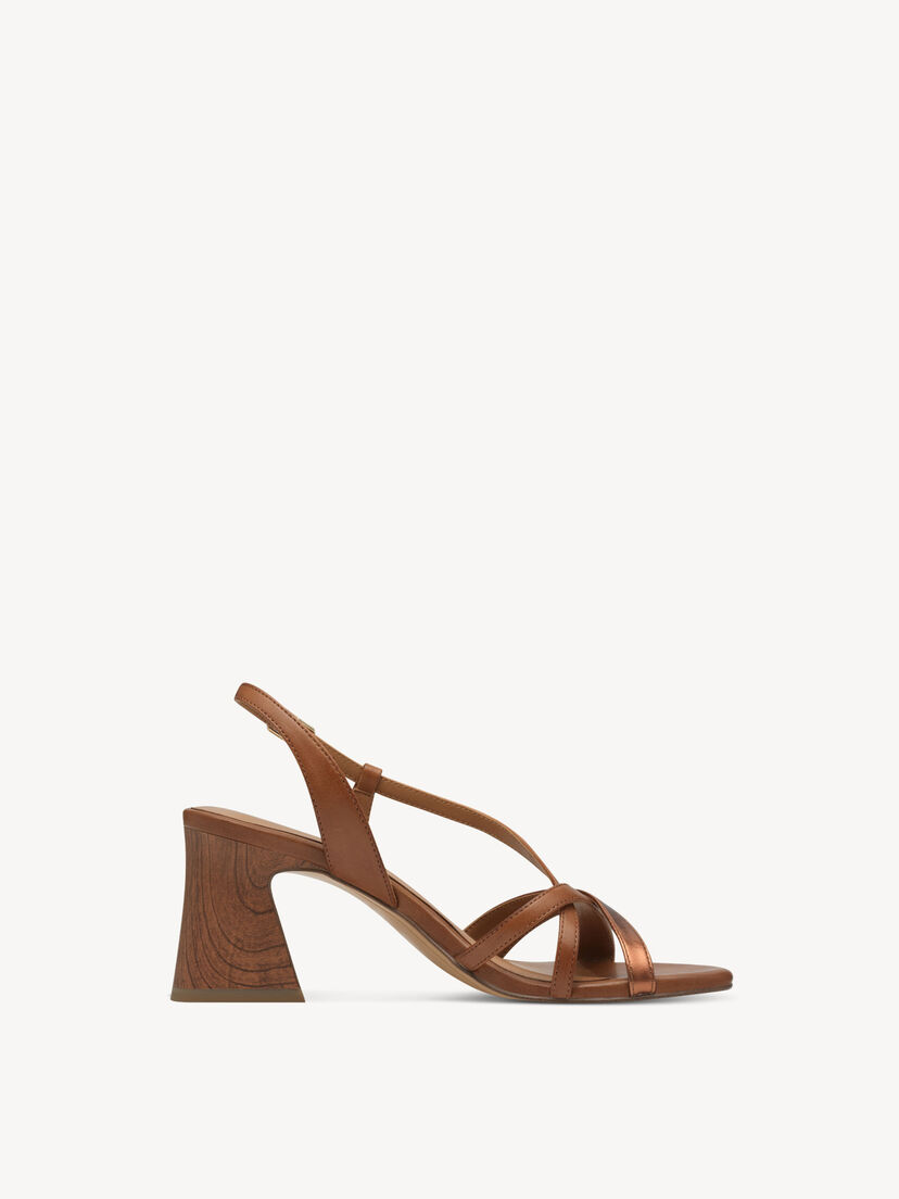 Leren Sandaaltje - bruin, COGNAC COMB, hi-res