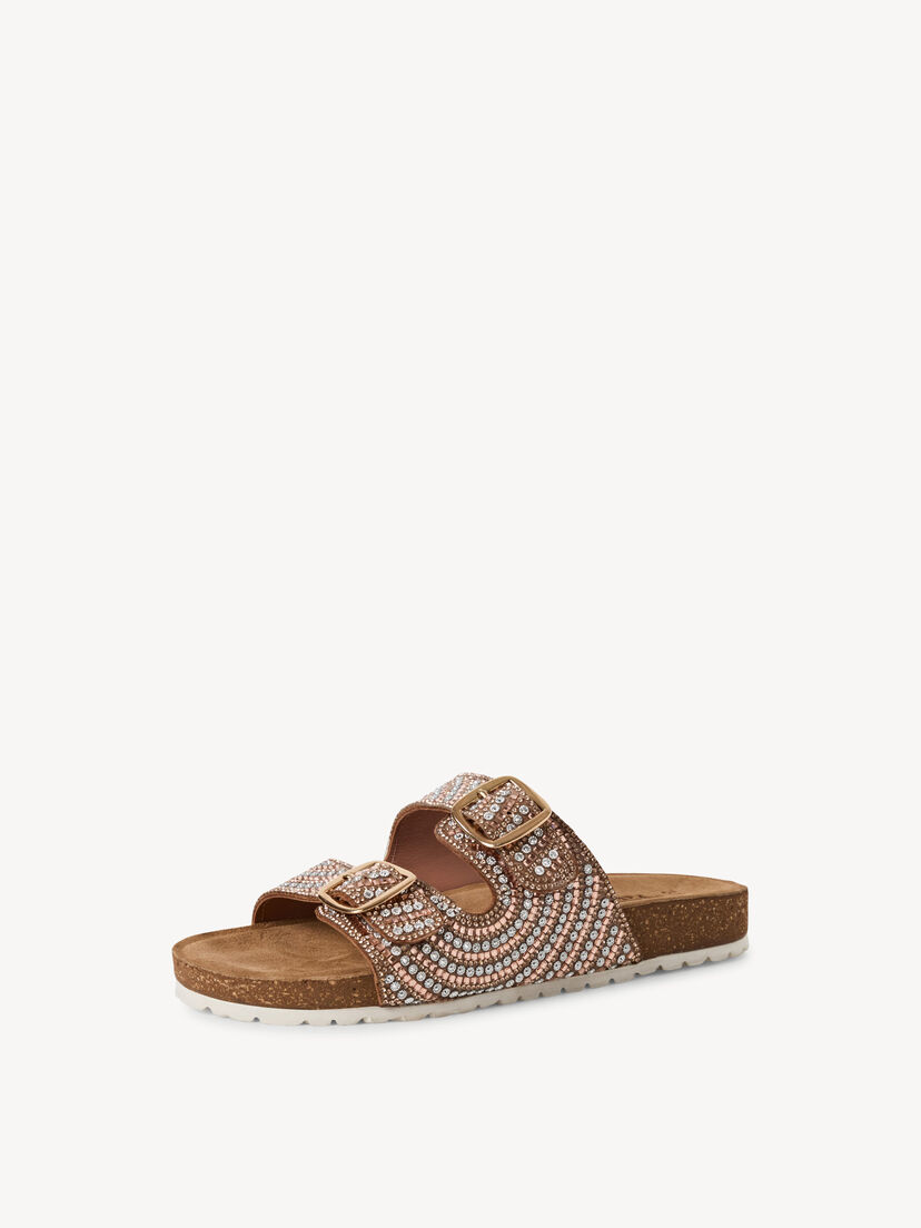 Leren Slipper - roze, ROSE GLAM, hi-res