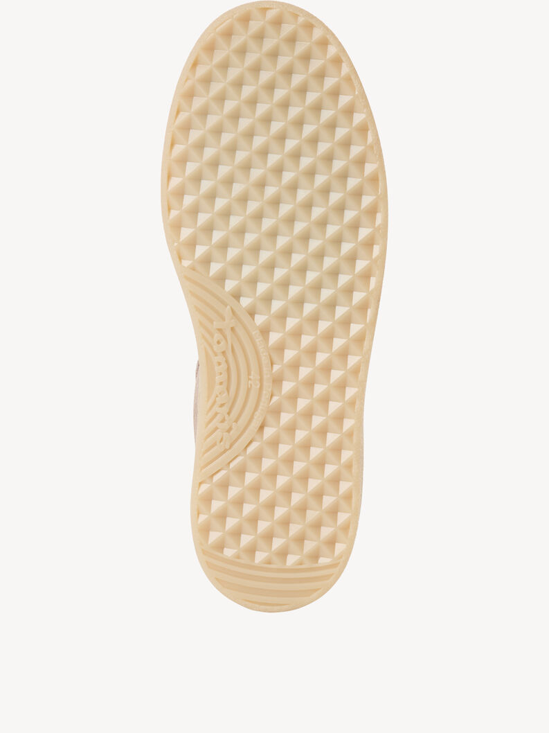 Basket en cuir - beige, TAUPE, hi-res