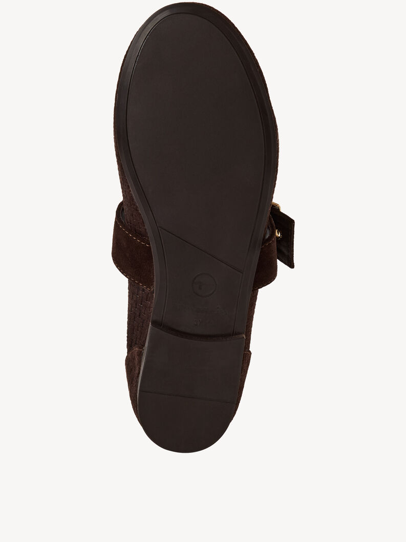 Kožen&eacute; Baler&iacute;nky - hněd&aacute;, MOCCA STRUCT., hi-res