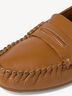 Leather Moccasin - brown, COGNAC, hi-res